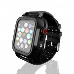 Wholesale Waterproof Shockproof Full Body Case with Built In Screen Protector for Apple Watch 6 / SE / 5 / 4 [40mm] (Black)